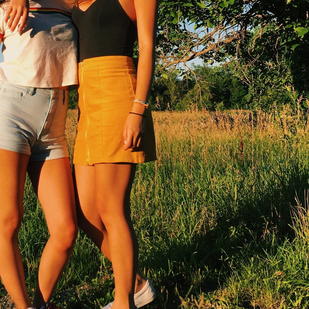Yellow skirt